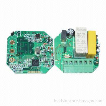 LED Light Controllers PCB Assembly with HASL Surface Finish and 0.5mm Minimum Hole Size